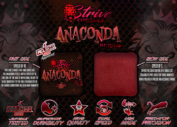 Strive Cornhole | Anaconda Series | Limited Launch Edition | ACL Approved Cornhole Bags