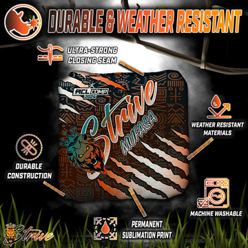 Strive Cornhole | Caiman-C Series | "Jungle Fury" | 2024 ACL Approved Cornhole Bags